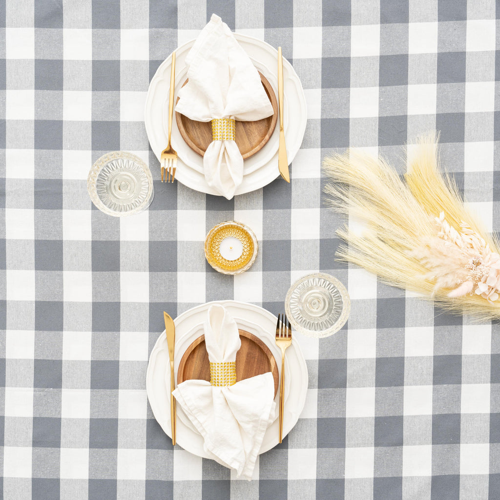 Organic Cotton Mart Plaid Tablecloth