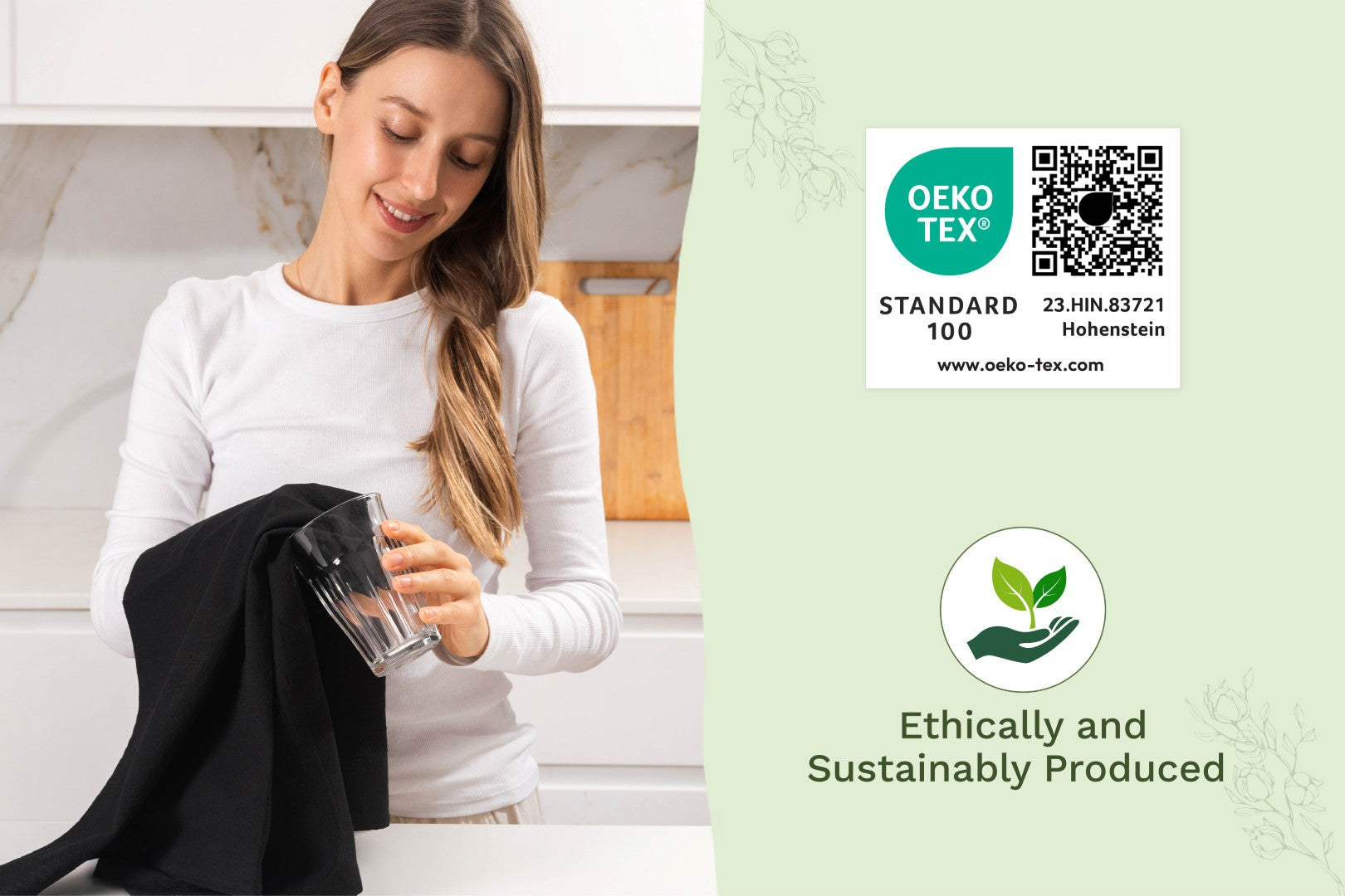 Organic Cotton Mart Flour Sack Kitchen Towels