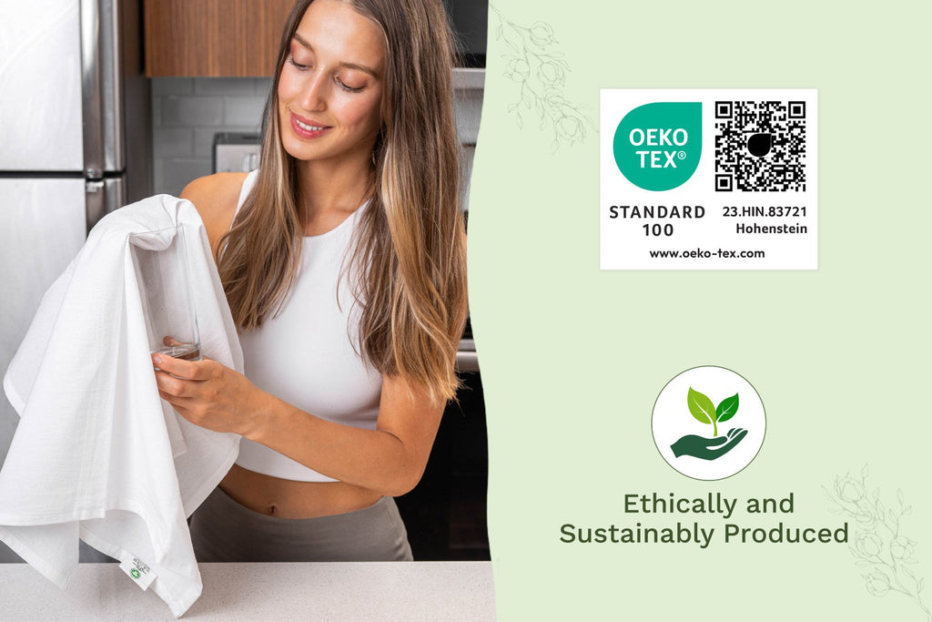 Organic Cotton Mart Flour Sack Kitchen Towels