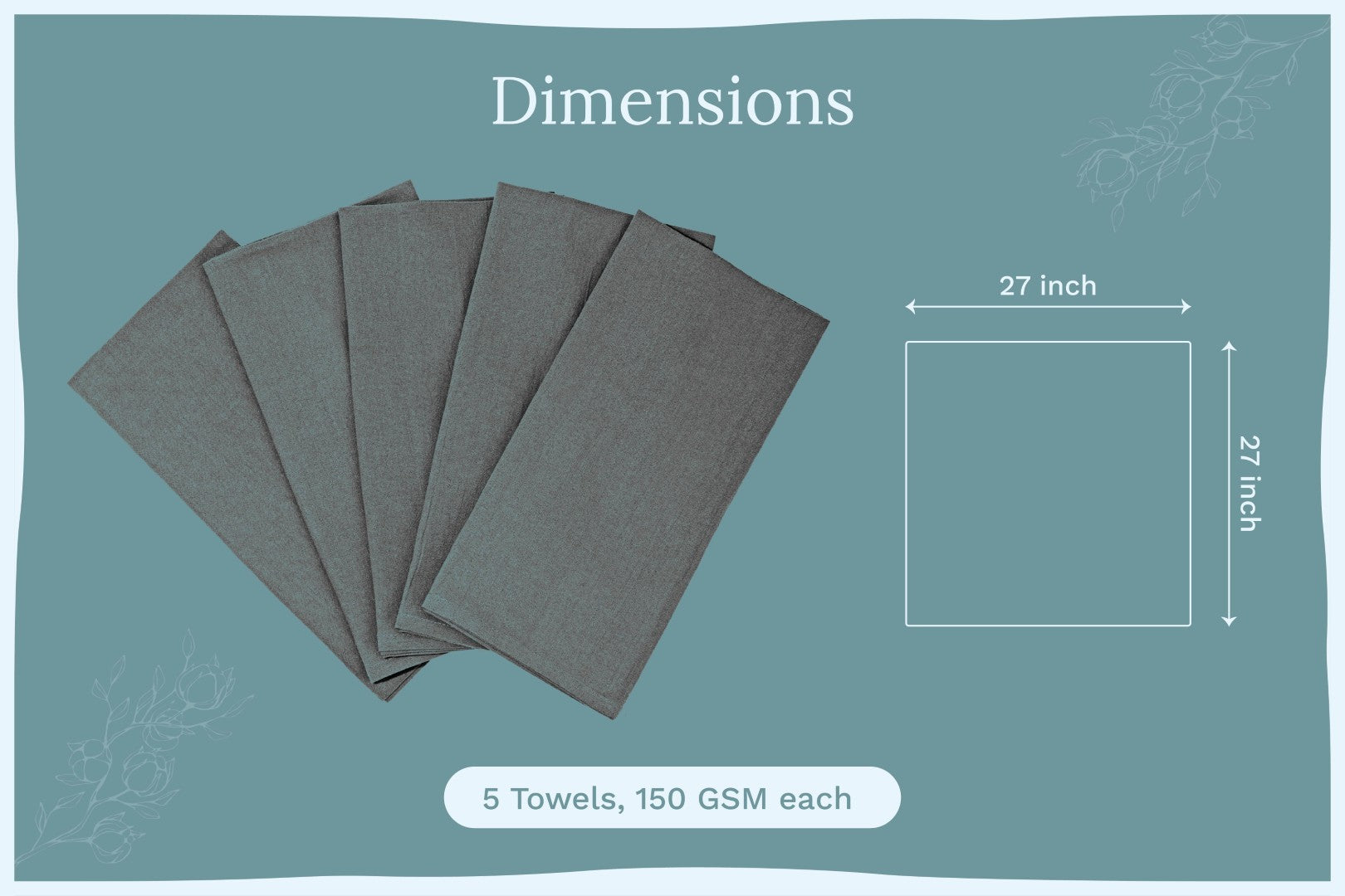 Organic Cotton Mart Flour Sack Kitchen Towels