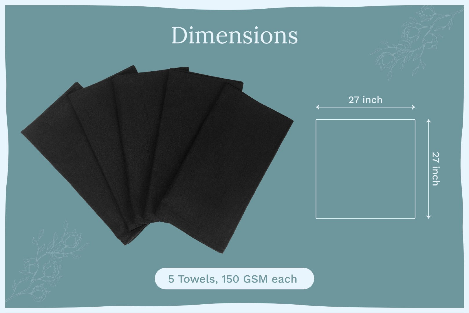 Organic Cotton Mart Flour Sack Kitchen Towels