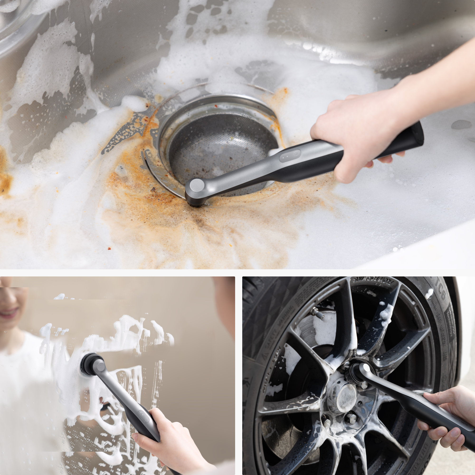 HOTO Wand™ Cordless Spin Scrubber