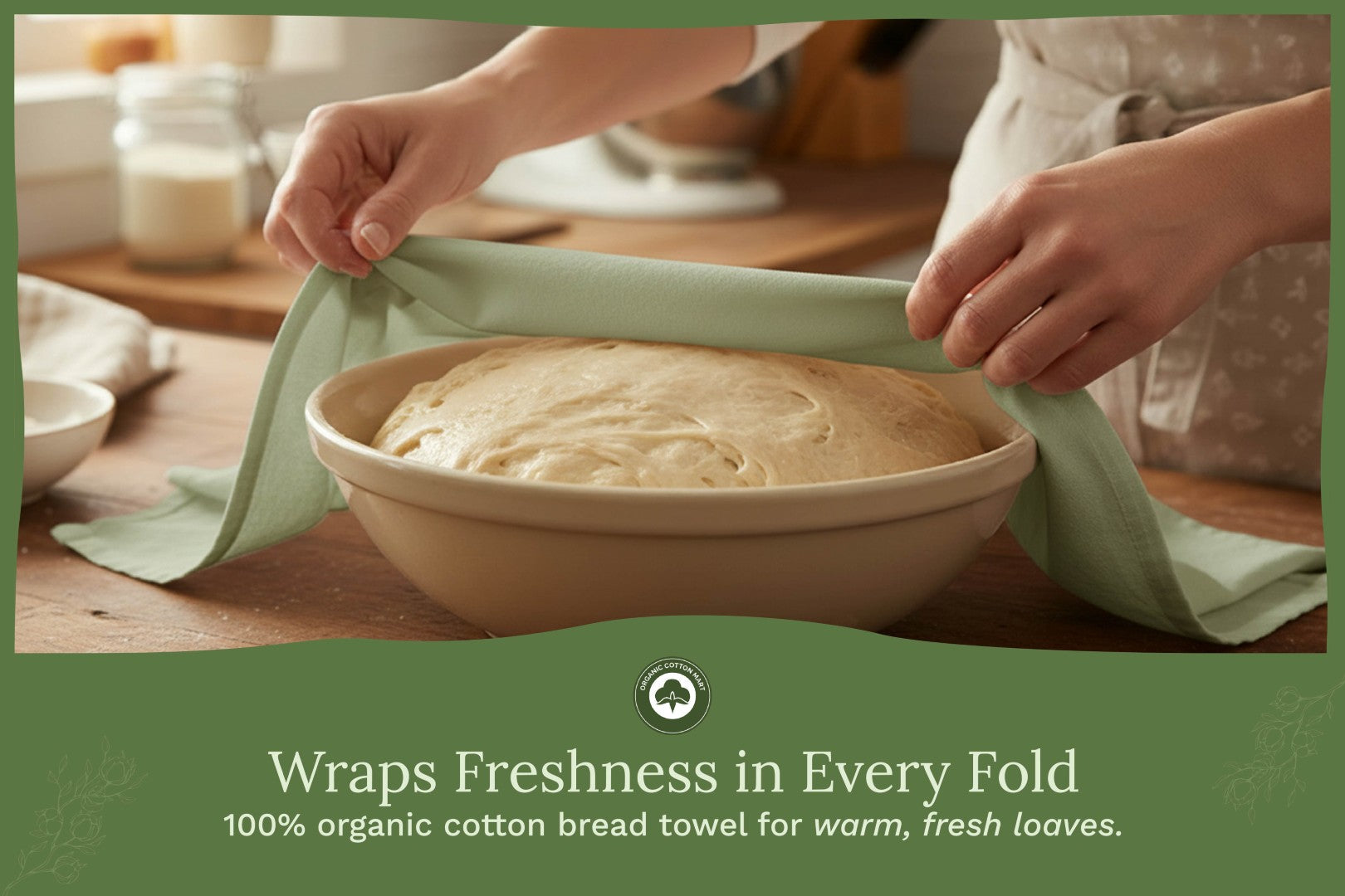 Organic Cotton Mart Flour Sack Kitchen Towels