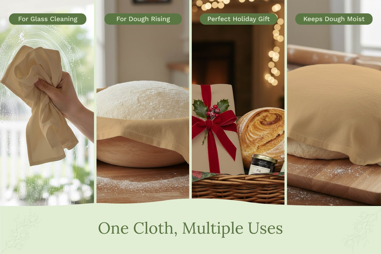 Organic Cotton Mart Flour Sack Kitchen Towels