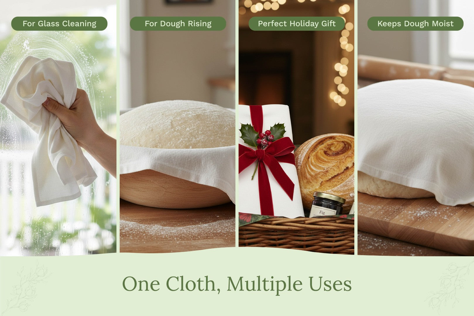 Organic Cotton Mart Flour Sack Kitchen Towels