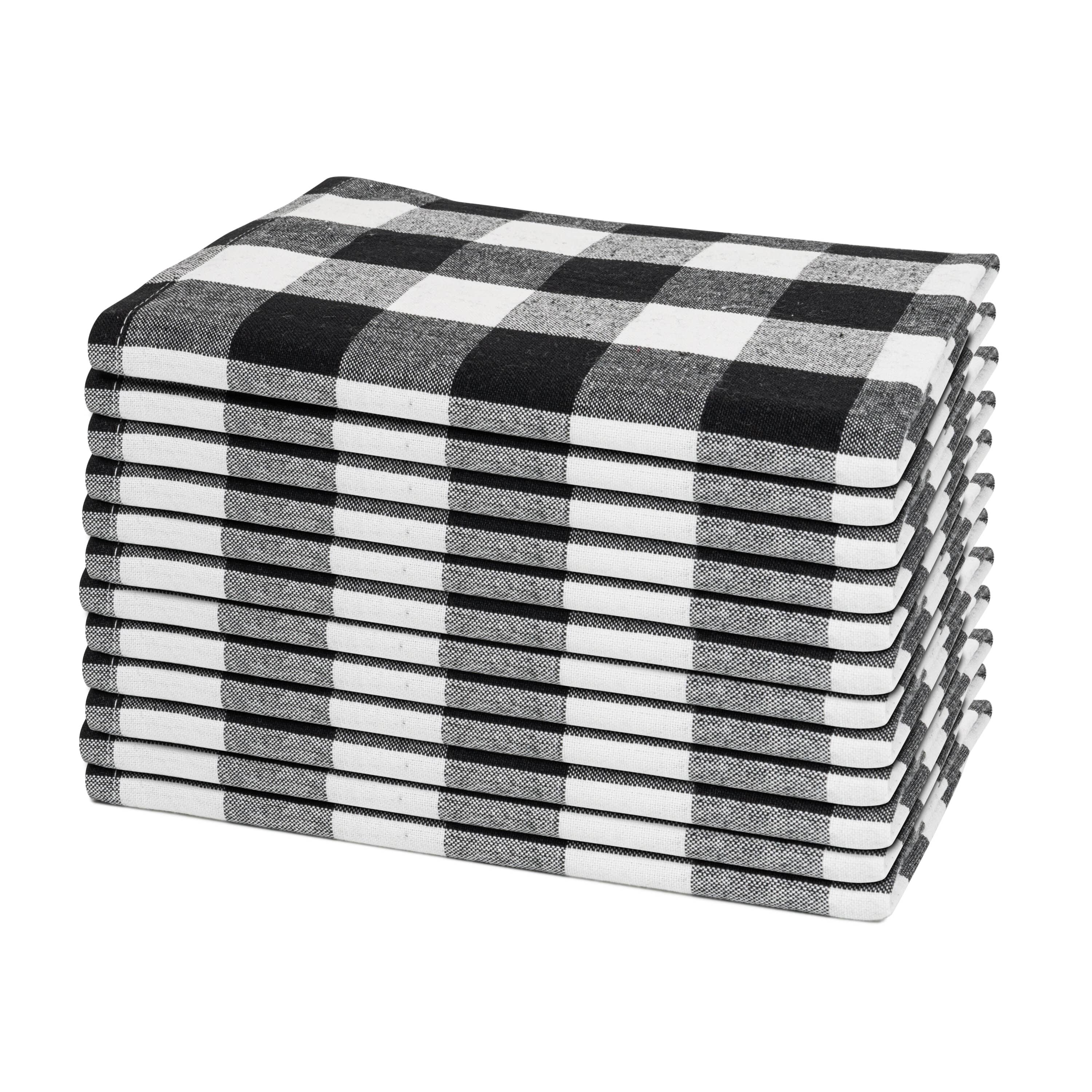 Organic Cotton Mart Plaid Dinner Napkins