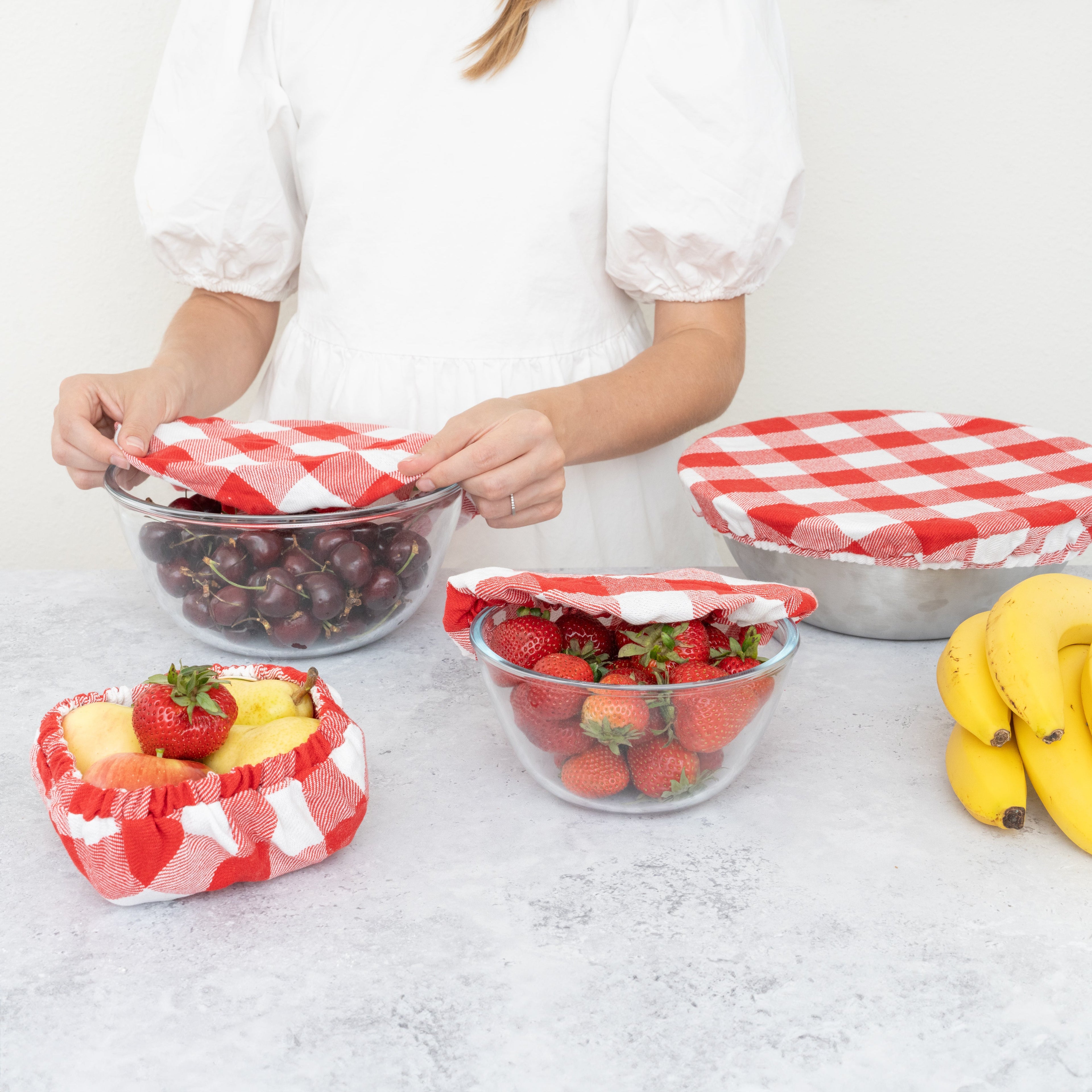 Organic Cotton Mart Cloth Bowl Covers