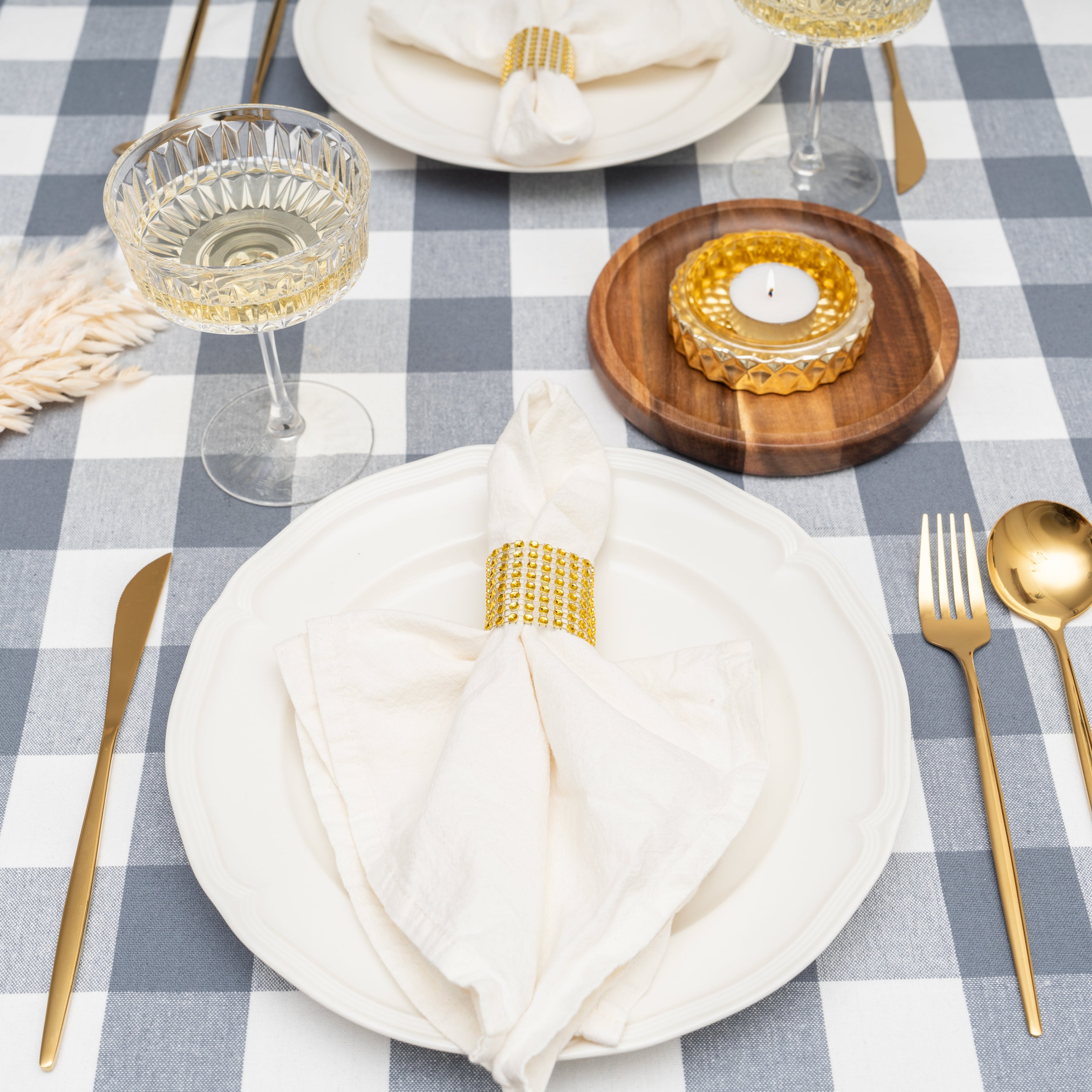Organic Cotton Mart Plaid Tablecloth