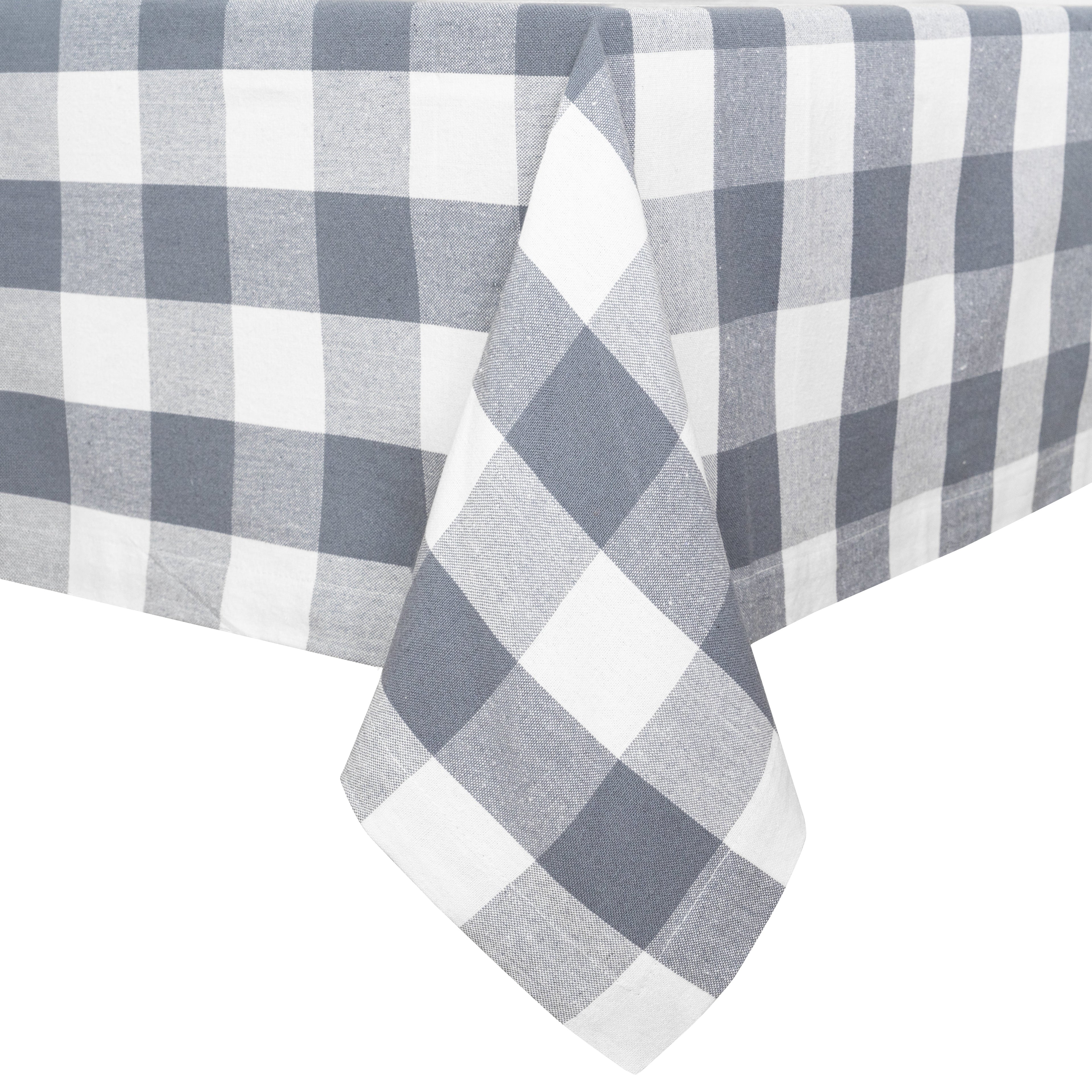 Organic Cotton Mart Plaid Tablecloth