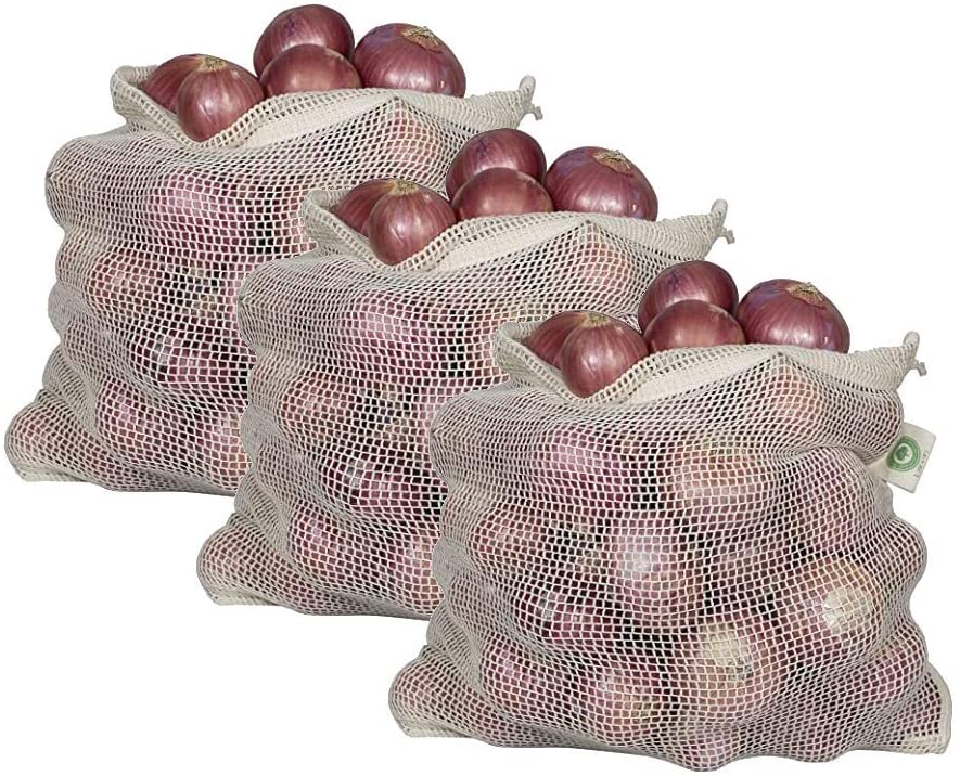 Organic Cotton Mart Onion Storage Bags