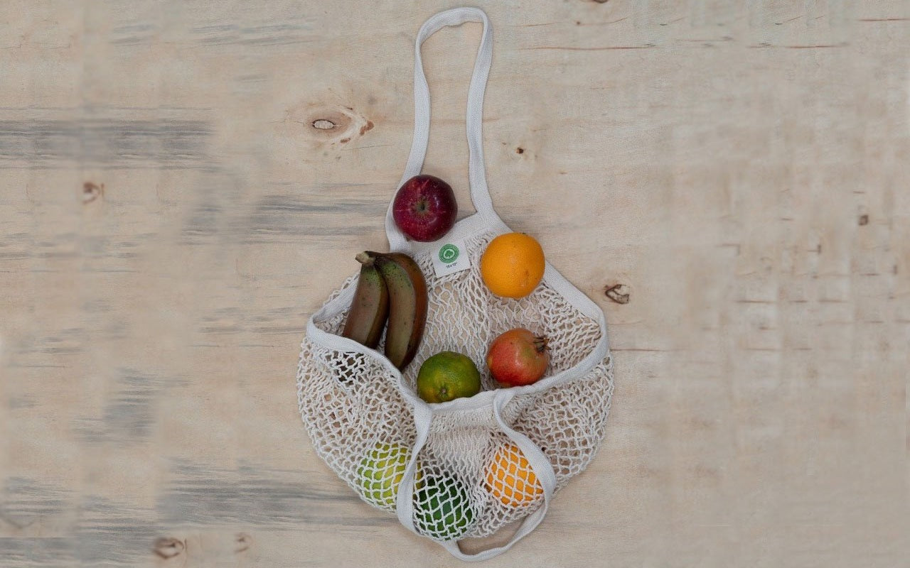 Organic Cotton Mart Mesh Shopping Bag