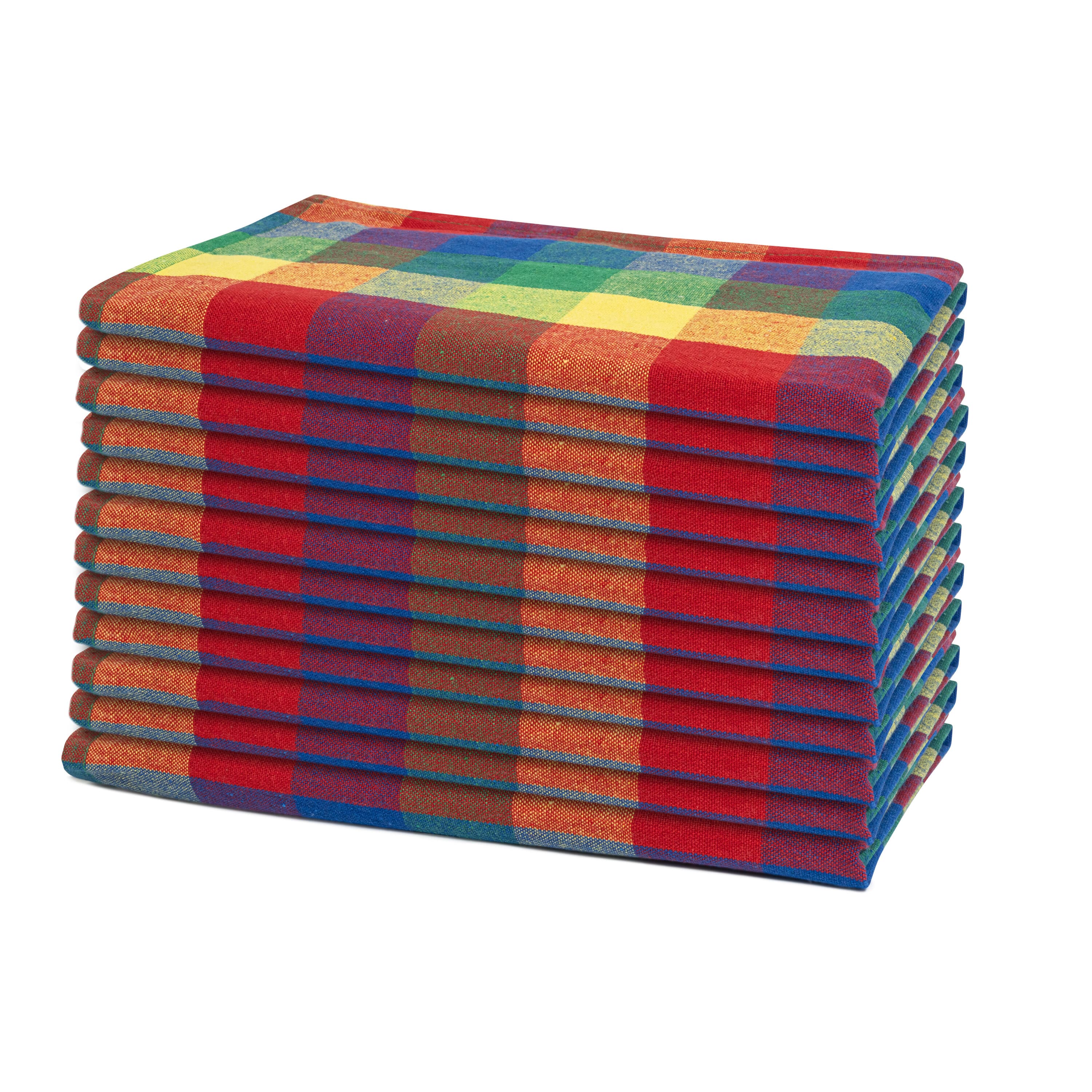 Organic Cotton Mart Plaid Dinner Napkins