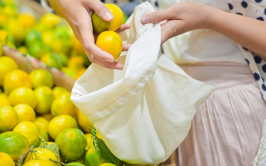 Organic Cotton Mart Muslin Produce Bags
