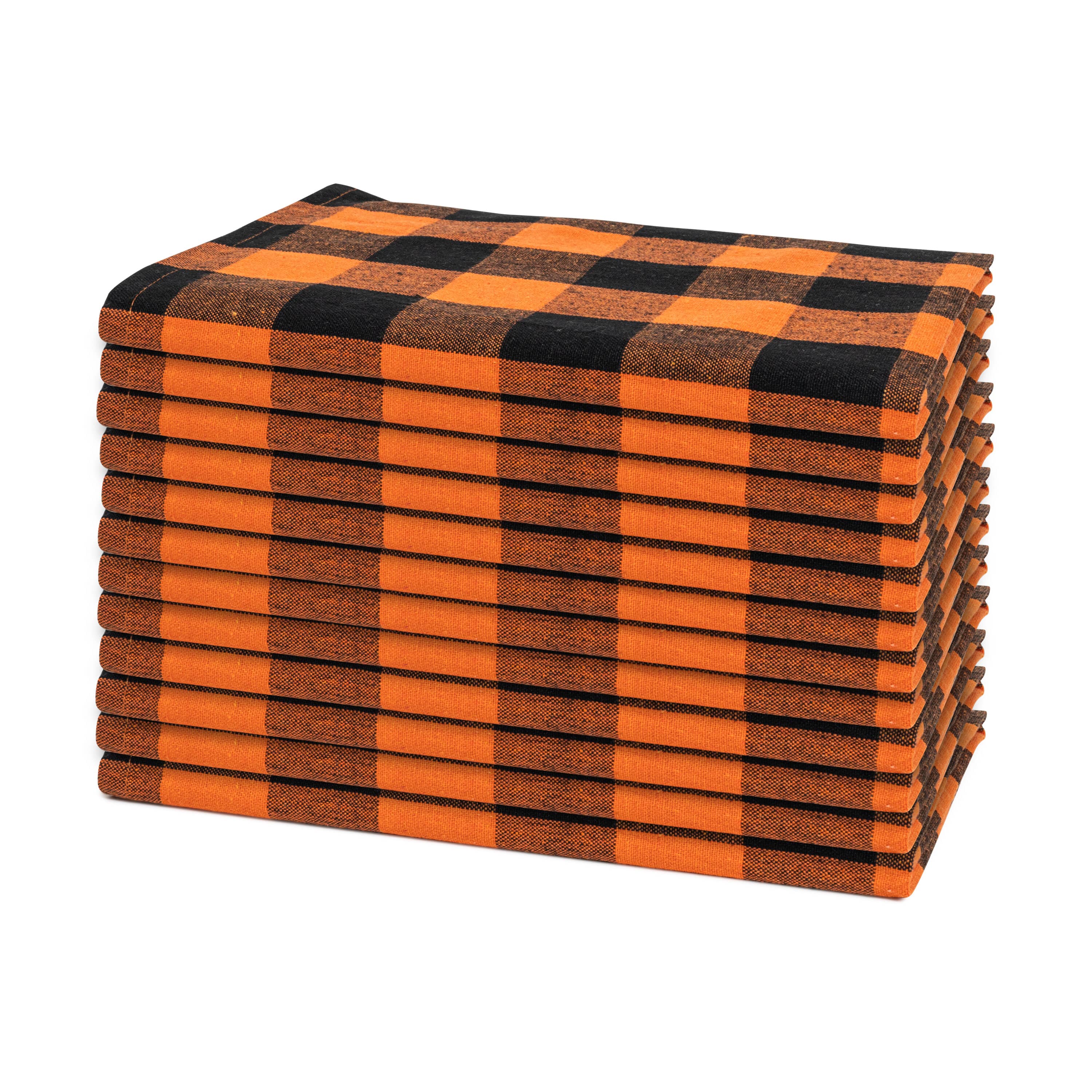 Organic Cotton Mart Plaid Dinner Napkins