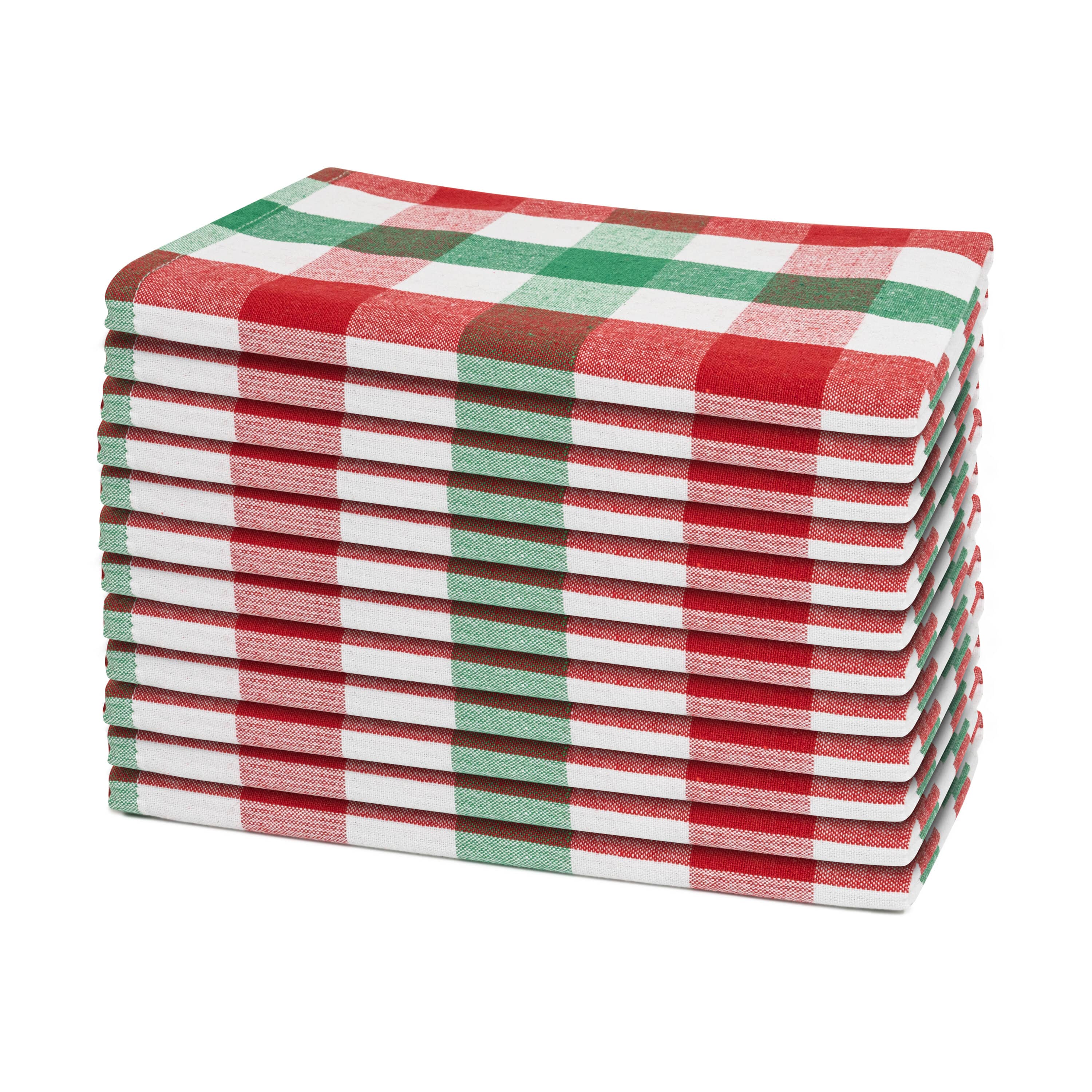 Organic Cotton Mart Plaid Dinner Napkins