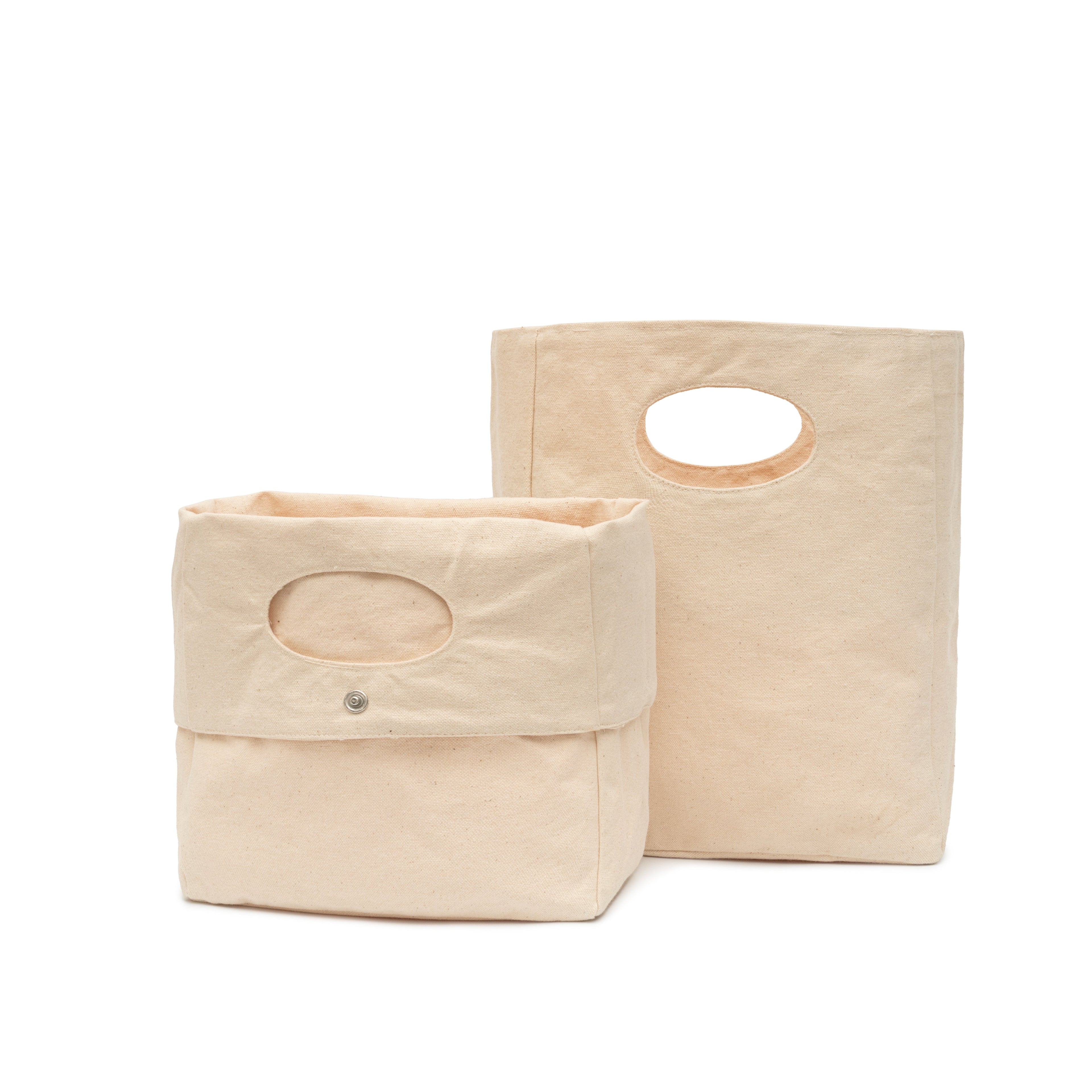 Organic Cotton Mart Canvas Basket - Set of 2